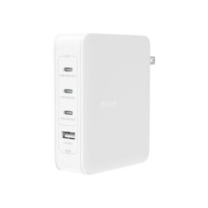 CARGADOR USB-C  BELKIN 140W WCH014BTWH 3XUSB-C 1XUSB-A GAN BOOST CHARGE BLANCO