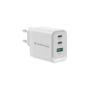 CARGADOR USB-C CONCEPTRONIC 65W ALTHEA QUICK CHARGE 3.0 PD  2xUSB-C 1xUSB-A