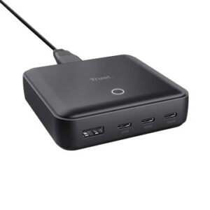 CARGADOR USB-C TRUST 100W MAXO 25242 3xUSB-C 1xUSB-A PD 3.0