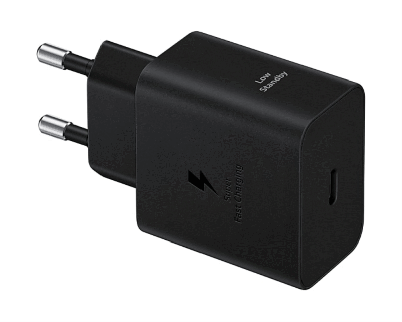 CARGADOR SAMSUNG USB-C 45W NEGRO SIN CABLE EP-T4511NBEGEU