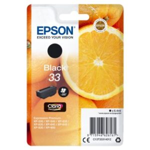 CARTUCHO EPSON NEGRO ORIGINAL 33 (C13T33314012)