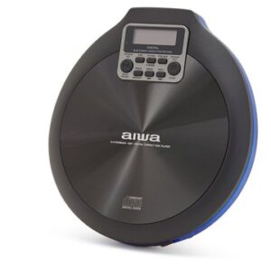CD PORTATIL AIWA PCD-810RD X-HYPERBASS SYSTEM LECTOR CD/CDR/MP3 BATERIA RECARGABLE POR USB COLOR NEG