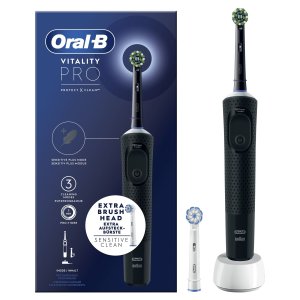 CEPILLO DENTAL ELECTRICO BRAUN ORAL-B VITALITY PRO COLOR NEGRO 3 MODOS RECARGABLE