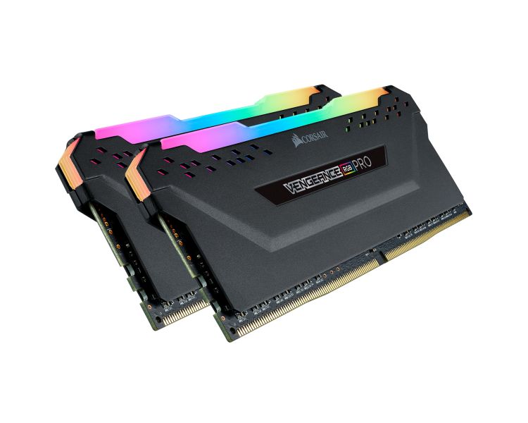 DDR4 16 GB(2X8KIT) 3600 VENGEANCE RGB PRO BLACK CORSAIR