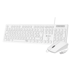 COMBO TECLADO RATON SUBBLIM BUSINESS SLIM USB BLANCO