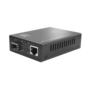 CONVERTIDOR DE MEDIOS LEVEL ONE GVT-2012 RJ45 GB A SFP PoE PS3 30W