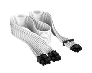 CABLE FUENTE ALIMENTACION PCIe 5.0 600W 12+4 WHITE CORSAIR