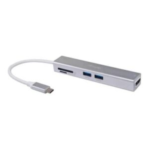 DOCKING USB-C EQUIP 133480 A 1xHDMI 4K 3xUSB-A 3.0 1xLECTOR DE TARJETAS