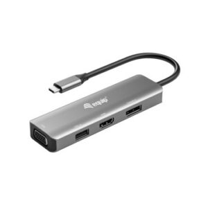 DOCKING USB-C EQUIP 133485 A 1xHDMI 4K 1xDISPLAYPORT 4K 1xVGA 1xUSB-A 2.0