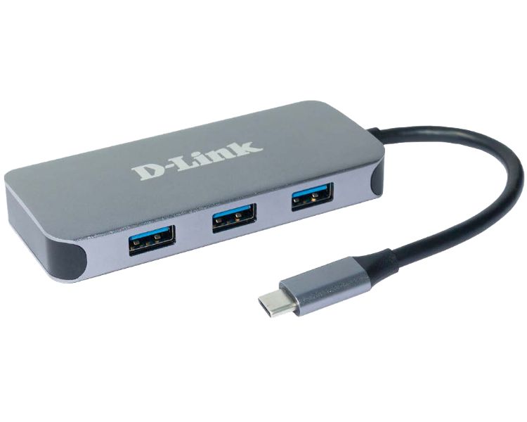 D-LINK DOCKING STATION USB-C 6 EN 1 CON HDMI/ETHERNET/SUMINISTRO ELECTRICO