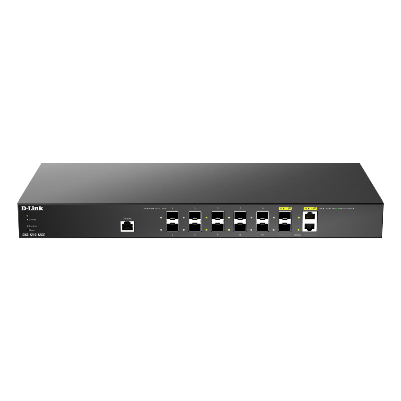 D-LINK SWITCH SMART 10 PUERTOS 10Gbit  + 2 PUERTOS 10Gbit SFP+