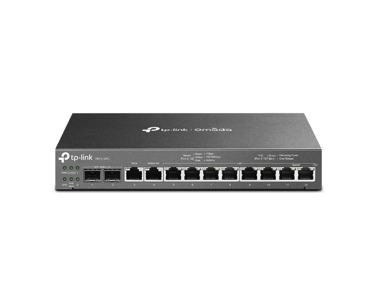 TP-LINK WIRELESS VPN GIGABIT ROUTER OMADA + SWITCH 8 PUERTOS+ PoE+