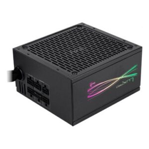 FUENTE DE ALIMENTACION MODULAR AEROCOOL 850W LUX PRO CERTIFICADO 80+ BRONZE APFC VENT.14CM RGB
