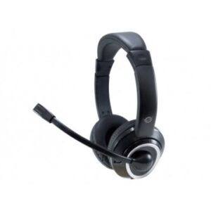 HEADSET CONCEPTRONIC POLONA CONEXION JACK 3.5MM MICROFONO FLEXIBLE CONTROL DE VOLUME COLOR NEGRO