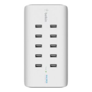 HUB USB 2.0 BELKIN 10 Puertos 2.4Amp USB CHARGER