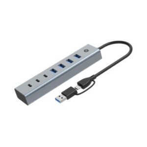 HUB USB 3.0 CONCEPTRONIC HUBBIES20G 7 PUERTOS USB-C A 3XUSB-C 4XUSB-A