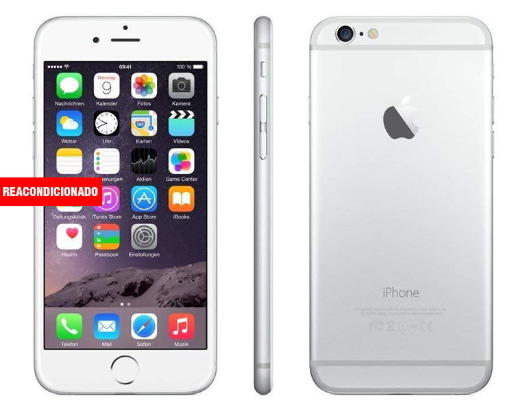 APPLE iPHONE 6 PLUS 128 GB SILVER REACONDICIONADO GRADO A