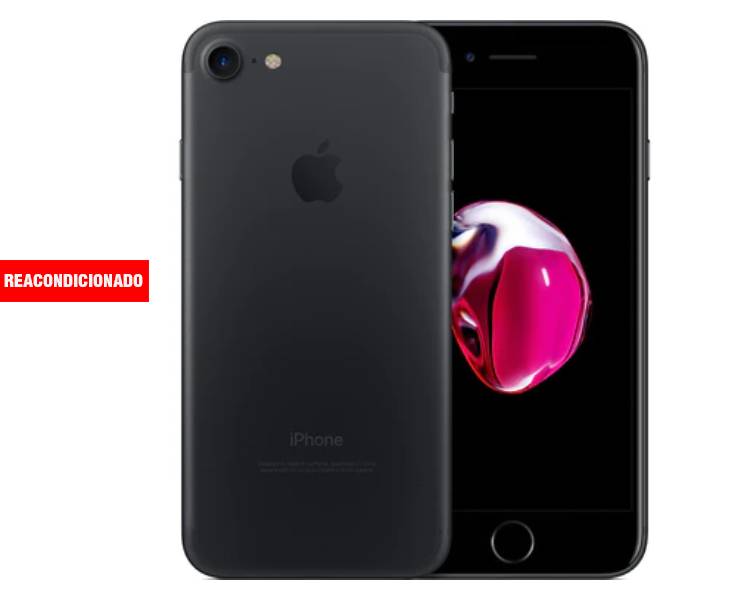APPLE iPHONE 7 128 GB JET BLACK REACONDICIONADO GRADO B
