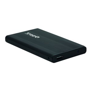 (Km0) CAJA EXTERNA 2.5" USB 2.0 TOOQ TQE-2510B 2,5" PARA HD DE HASTA 9,5 SATA USB 2.0 NEGRA CASH30