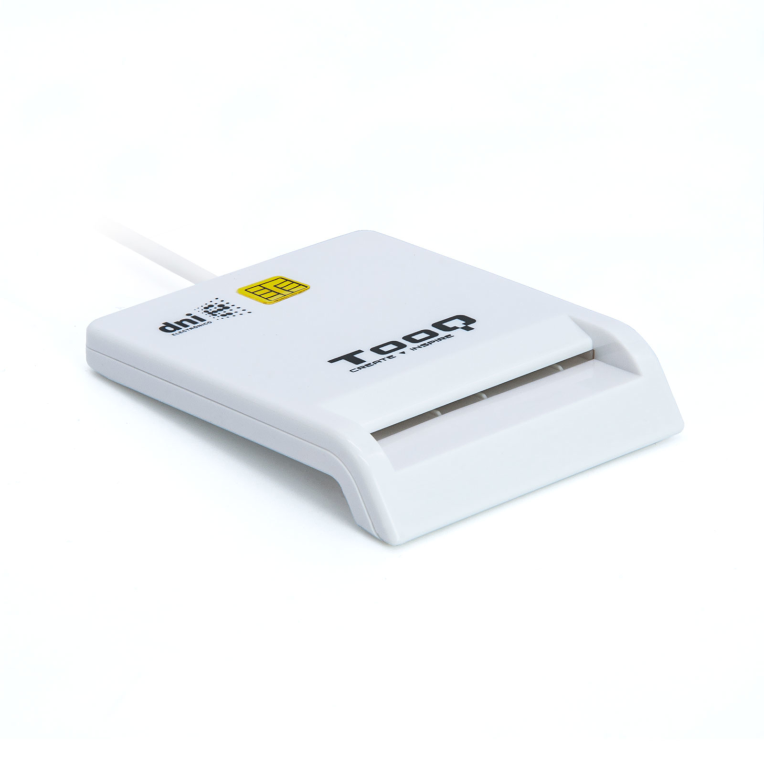 LECTOR TARJETA MEMORIA EXTERNO TOOQ DNIE USB 2.0 BLANCO TQR-210W