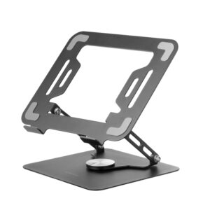 SOPORTE SOBREMESA PARA PORTATIL/TABLET GIRATORIO NEGRO MARS GAMING