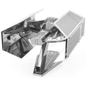 MAQUETA 3D METAL FASCINATIONS STAR WARS DARTH VADER TIE ADVANCED X1 STARFIGHTER MONTAJE SIN PEGAMENT