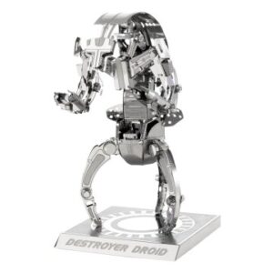 MAQUETA 3D METAL FASCINATIONS STAR WARS DROIDE MODELO DROIDEKA MONTAJE SIN PEGAMENTO NI SOLDADURA