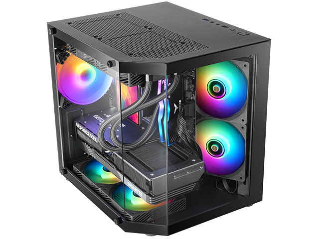 CAJA MINITORRE ATX MC-3TLITE NEGRO MARS GAMING