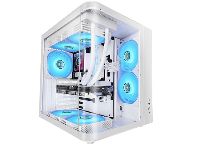 CAJA SEMITORRE ATX MC-CURV BLANCO MARS GAMING