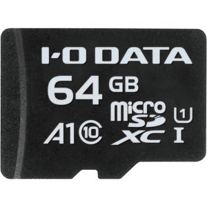 MEMORIA SD MICRO 64GB I-O DATA MSD-A1 C10 CON ADAPTADOR A SD