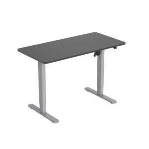 MESA ELECTRICA ERGONOMICA ALTURA REGULABLE TABLERO NEGRO 120X60 COLOR ESTRUCTURA GRIS CONTROL TACTIL