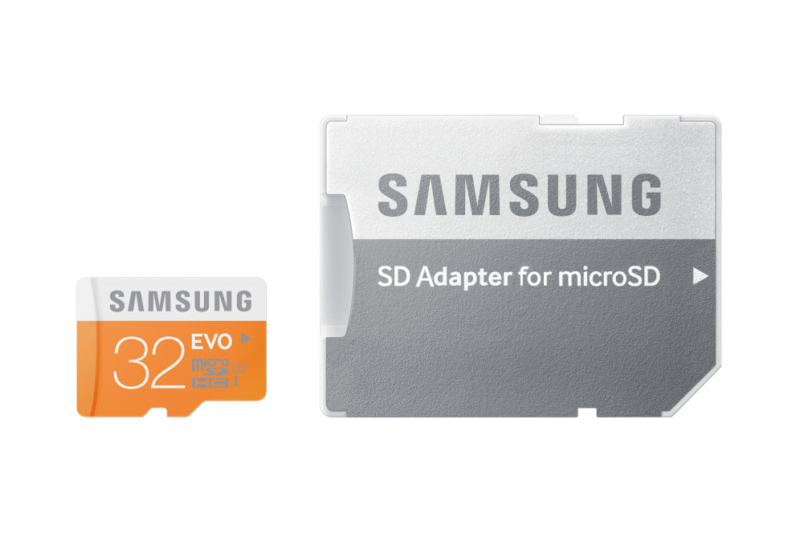 MICRO SD SAMSUNG 32GB EVO C10 R100/W60 CON ADAPTADOR