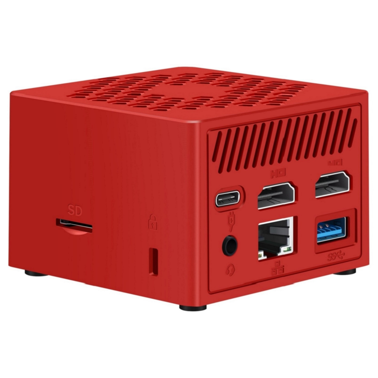 MINI PC LEOTEC INTEL N100 12GB 256GB M.2 WIN11 PRO PRE-INSTAL ROJO