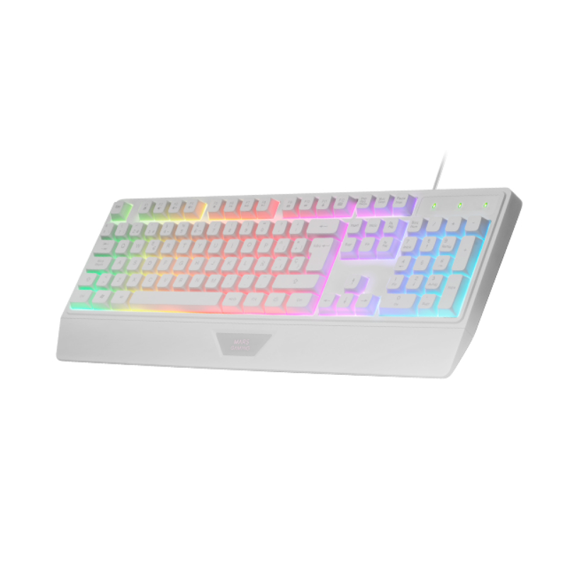 TECLADO FRGB MK124ES BLANCO MARS GAMING