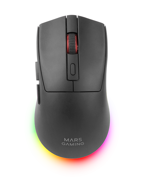 RATON OPTICO MMT3 RGB NEGRO MARS GAMING