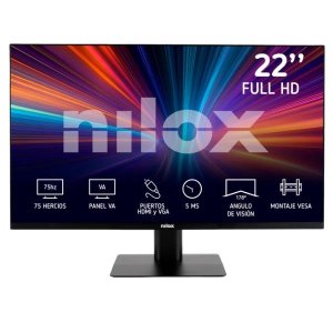 MONITOR 22" HDMI VGA NILOX NXM22FHD11 IPS FHD 75Hz 5MS 250cd/m² VESA 100x100