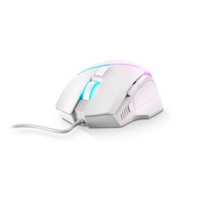 MOUSE ENERGY SISTEM GAMING RGB ESG M2 SNIPER-NINJA COLOR BLANCO 8 BOTONES CONFIGURABLES HUANO ACELER
