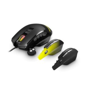 MOUSE ENERGY SISTEM GAMING RGB ESG M5 TRIFORCE 15 BOTONES CONFIGURABLES HUANO CON 3 BOTONOERAS INTER