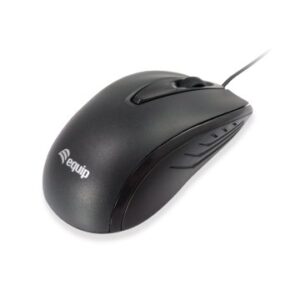 MOUSE EQUIP COMPACT LIFE OPTICO NEGRO USB 1000DPI