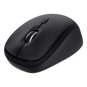 MOUSE TRUST WIRELESS Y BLUETOOTH YVI+ NEGRO 1600DPI AJUSTABLE 3 BOTONES 3 DISPOSITIVOS
