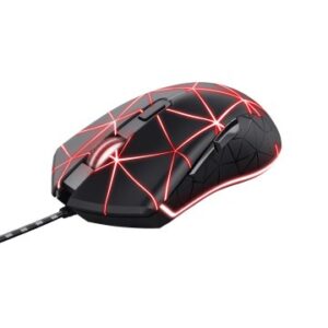 MOUSE TRUST GAMING RGB GXT 133 LOCX ILUMINACION LED 800-4000ppp DPI 6 BOTONES PROGRAMABLES 22988