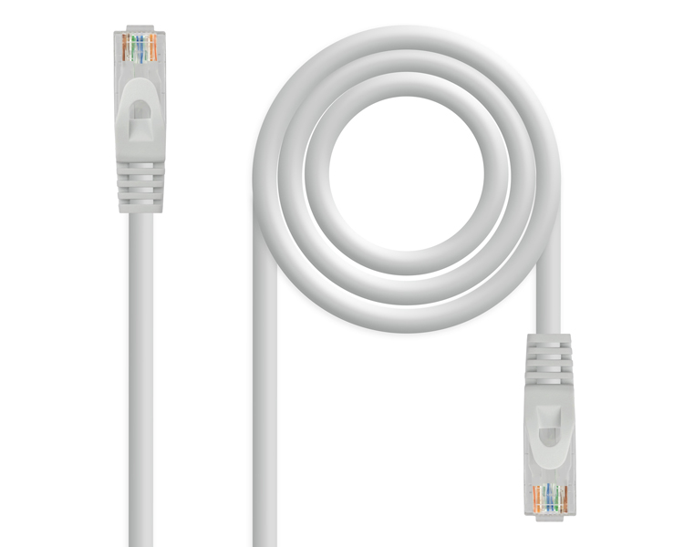 CABLE DE RED LATIGUILLO RJ45 UTP CAT6A AWG24 1 M NANOCABLE