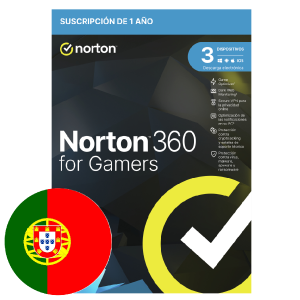 NORTON 360 FOR GAMERS 50GB PORTUGUES 1 USER 3 DEVICE 12MO **L. ELECTRONICA