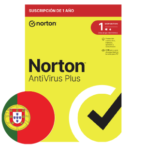 NORTON ANTIVIRUS PLUS 2GB PORTUGUES 1 USER 1 DEVICE 12MO **L. ELECTRONICA