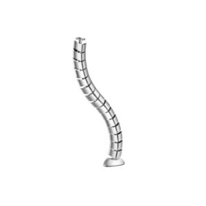 ORGANIZADOR DE CABLES EQUIP 650862 DE DOBLE CANAL COLOR PLATA