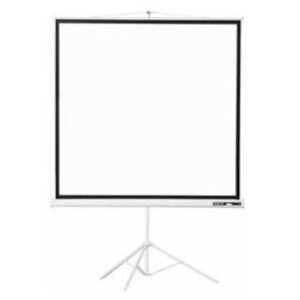 PANTALLA CON TRIPODE APPROX (100") 180X180 PARA PROYECTOR, TELA BLANCO MATE Y TRASERA NEGRA OPACA