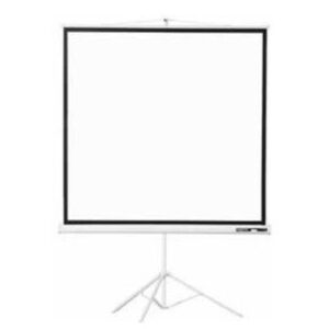 PANTALLA CON TRIPODE APPROX (111") 200X200 PARA PROYECTAR, TELA BLANCO MATE Y TRASERA NEGRA OPACA