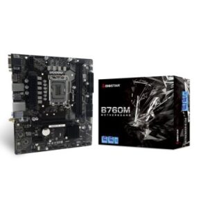 PB BIOSTAR B760MX2-E D4 M-ATX Skt 1700 HDMI VGA DVI 2xDDR4 3200MHz 1xM.2 4xSATA 2.5G LAN USB 3.2