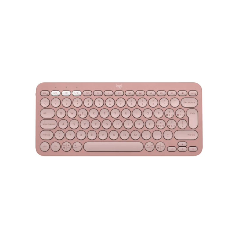 TECLADO WIRELESS K380S PEBBLE KEYS 2 ROSA LOGITECH