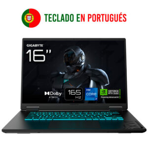 PORTATIL GIGABYTE A16 CVHI3PT894SD I7-13620H  RTX5060 16GB 1TB 16" WUXGA FreeDOS